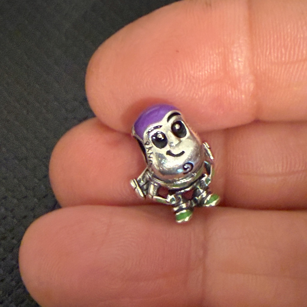 Purple And Silver Character Charm